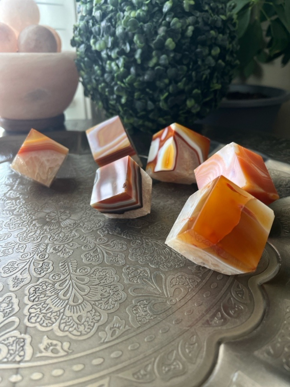 Carnelian cube - Picture 6 of 7